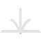 Ekena Millwork Redmond Architectural Grade PVC Gable Bracket, 108"W x 67 1/2"H x 4"D x 6"F, 15/12 Pitch GBP108X68X0406RED00 - alternate 3